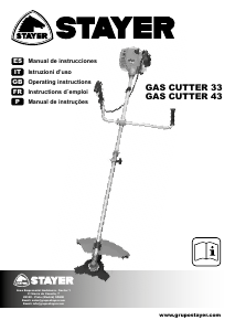 Manual Stayer Gas Cutter 43 Brush Cutter