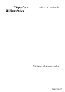 Návod Electrolux EHD68210P Pánt