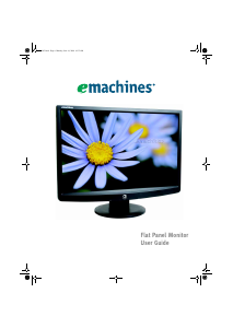 Manual eMachines E191HQ LCD Monitor