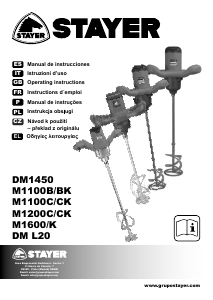 Manuale Stayer M 1100 C K Miscelatore per cemento