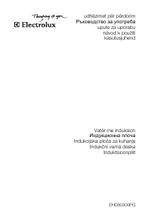 Manuál Electrolux EHD80300PG Varná deska