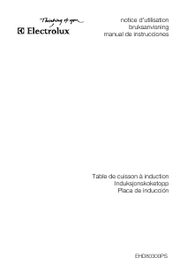 Mode d’emploi Electrolux EHD80300PS Table de cuisson