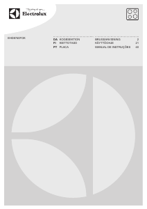 Manual Electrolux EHD8740FOK Placa