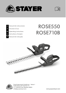 Manual Stayer Rose 550 Corta-sebes