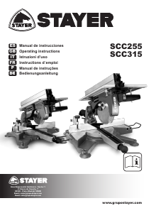 Bedienungsanleitung Stayer SCC 255 W Gehrungssäge