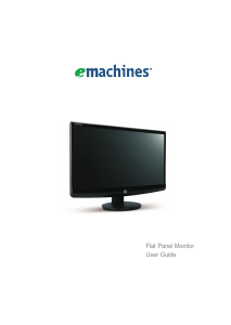Manual eMachines E203H LCD Monitor