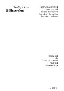 Handleiding Electrolux EHE6043X Kookplaat