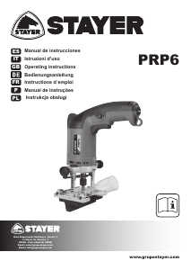 Manual Stayer PR 6 Plunge Router