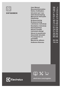 Manuale Electrolux EHF3920BOK Piano cottura