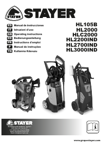 Manual de uso Stayer HL 11 IND Limpiadora de alta presión