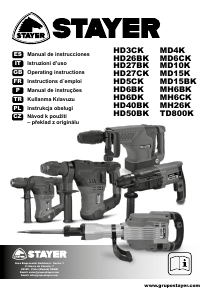 Manual de uso Stayer HD 27 C K Martillo perforador