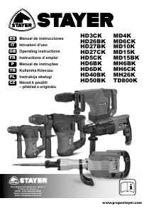 Manual de uso Stayer MD 15 B K Martillo perforador