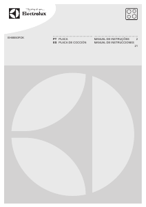 Manual Electrolux EHI8550FOK Placa