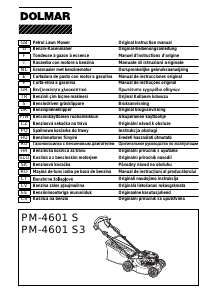 Handleiding Dolmar PM-4601 S Grasmaaier