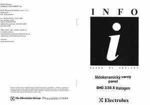 Návod Electrolux EHO338X Pánt