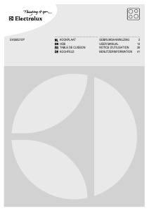 Manual Electrolux EHS60210P Hob