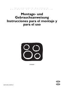Manual de uso Electrolux EHS8680X Placa