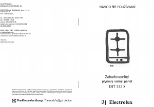 Návod Electrolux EHT332X Pánt