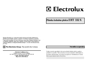Priročnik Electrolux EHT332X Grelna plošča