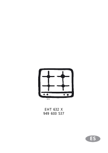 Manual de uso Electrolux EHT632X Placa