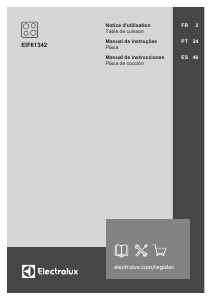 Manual Electrolux EIF61342 Placa