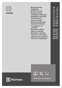 Manual Electrolux EIP6446 Plită