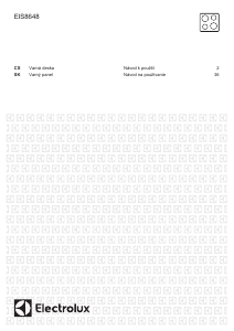 Manuál Electrolux EIS8648 Varná deska