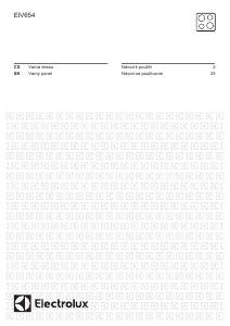 Návod Electrolux EIV654 Pánt