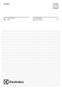 Instrukcja Electrolux EIV654 Płyta do zabudowy