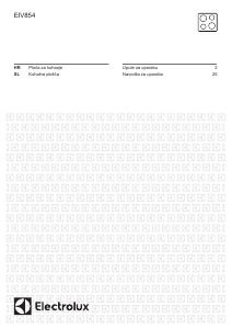Priročnik Electrolux EIV854 Grelna plošča