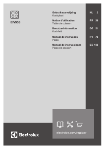 Bedienungsanleitung Electrolux EIV955 Kochfeld