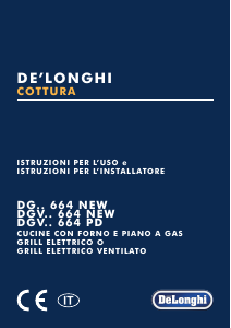 Manuale DeLonghi DGX 664 NEW Cucina