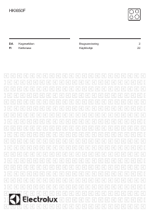 Käyttöohje Electrolux HKI650F Keittotaso