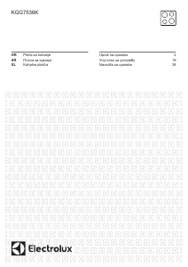 Priručnik Electrolux KGG7536K Ploča za kuhanje