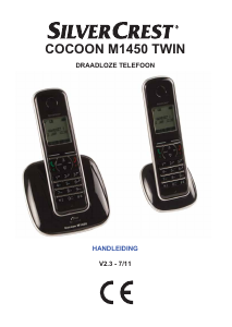 Handleiding SilverCrest COCOON M1450 Draadloze telefoon