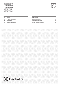 Manual Electrolux KGS9536RN Hob