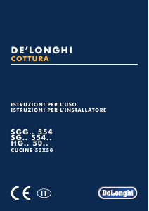 Manuale DeLonghi SGGK 554 Cucina