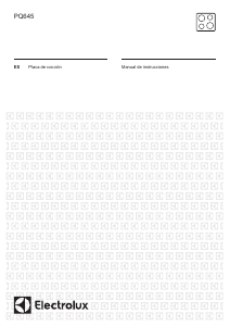 Manual de uso Electrolux PQ645UOXC Placa