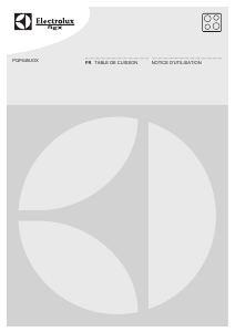 Mode d’emploi Electrolux PQF645UOX Table de cuisson