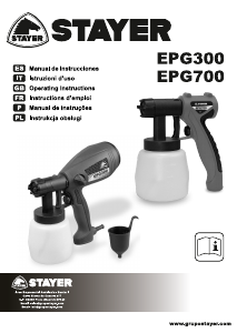 Manual de uso Stayer EPG 300 Sistema de pintura