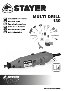 Manual Stayer Multi Drill 130 Ferramenta multifunções