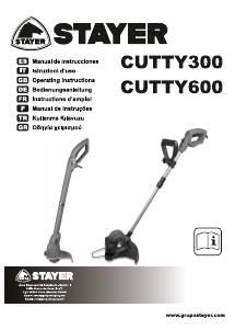 Manual Stayer Cutty 600 Aparador de relva
