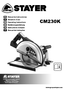 Manual Stayer CM 230 K Serra circular