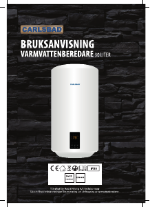 Bruksanvisning Carlsbad DSZF20-LD/30Y6R Varmvattenberedare