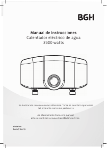 Manual de uso BGH BWH35W18 Calentador de agua