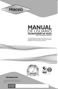 Manual de uso Haceb JSQ21-10BV Caldera de gas