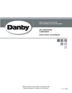 Manual Danby DAC050MB1GB Air Conditioner
