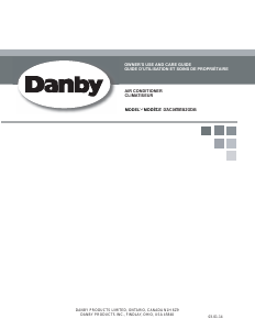 Manual Danby DAC060EB2GDB Air Conditioner