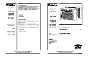 Manual Danby DAC6006DE Air Conditioner
