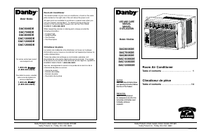 Manual Danby DAC8006DE Air Conditioner